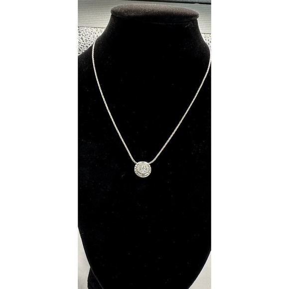 Brighton Jewelry - Brighton Fortino Petite Pendant Reversible Topaz / Crystal Necklace